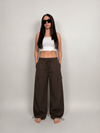 PANTALONE CARGO FLOW BROWN
