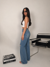 JEANS STRAIGHT DENIM ESSENTIAL