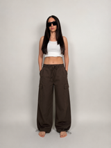PANTALONE CARGO FLOW BROWN