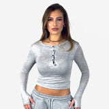 MAGLIA ADERENTE BOTTONI ESSENTIAL