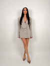 BLAZER DRESS OPEN BACK