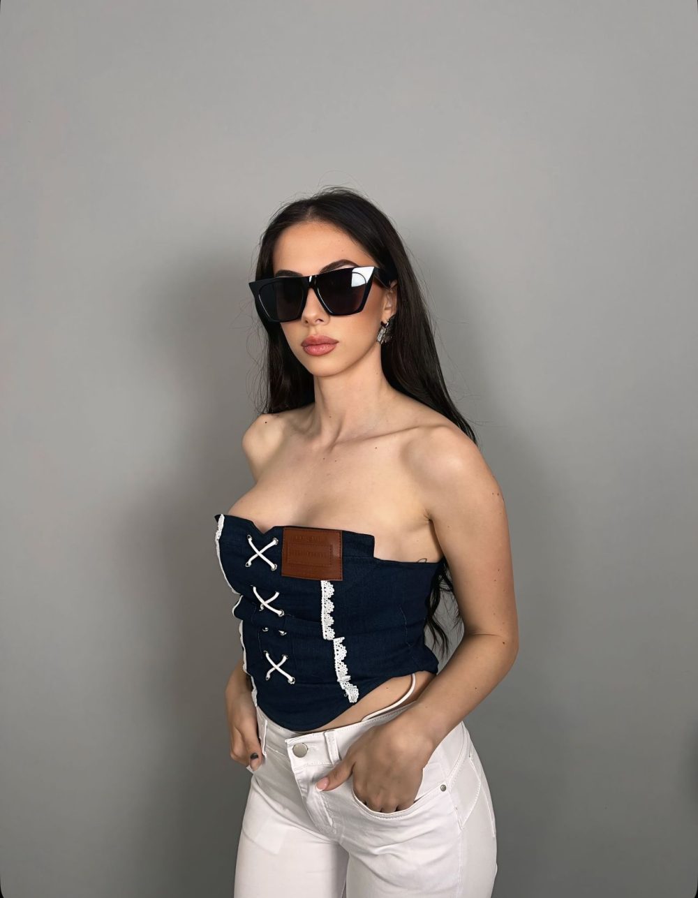 TOP REBEL BLUE