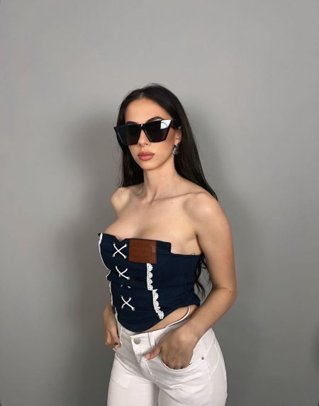 TOP REBEL BLUE