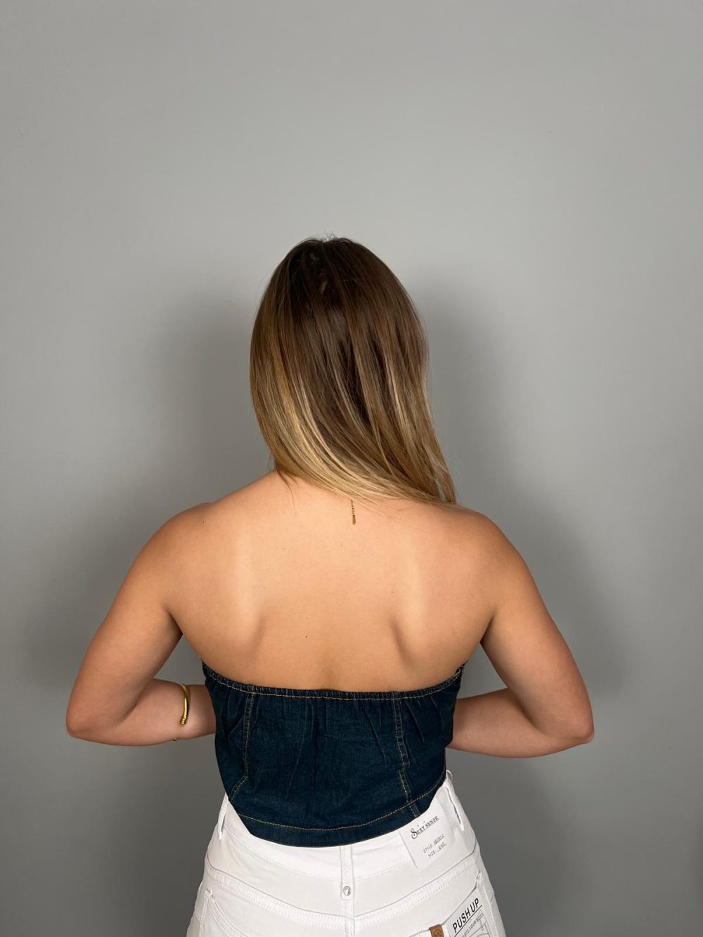 BUSTIER IN DENIM - immagine 2
