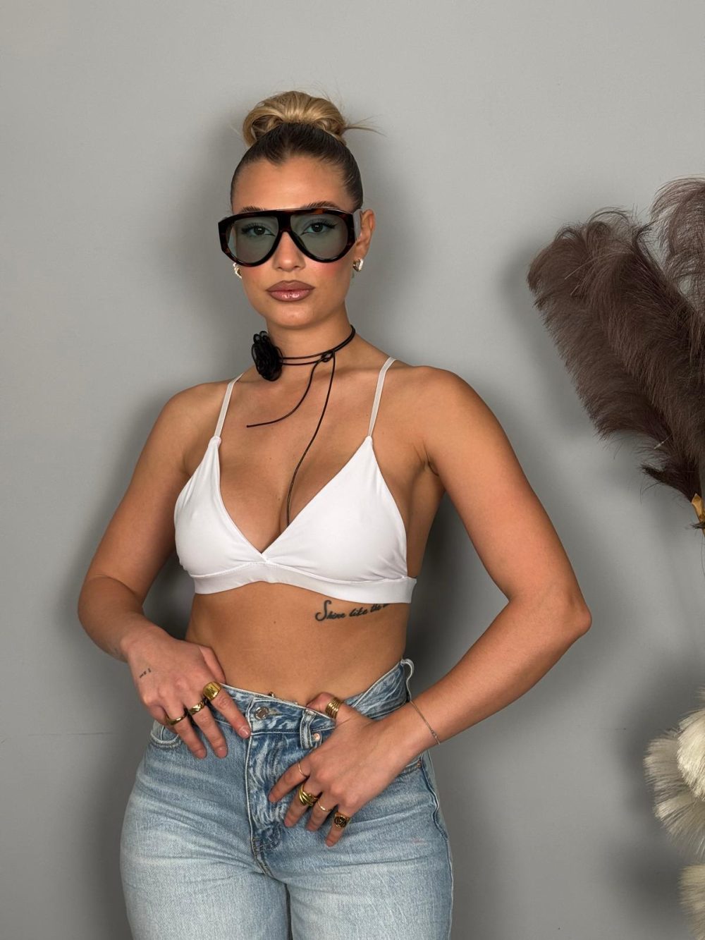 CROP TOP BIANCO