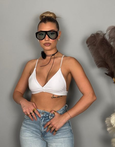 CROP TOP BIANCO
