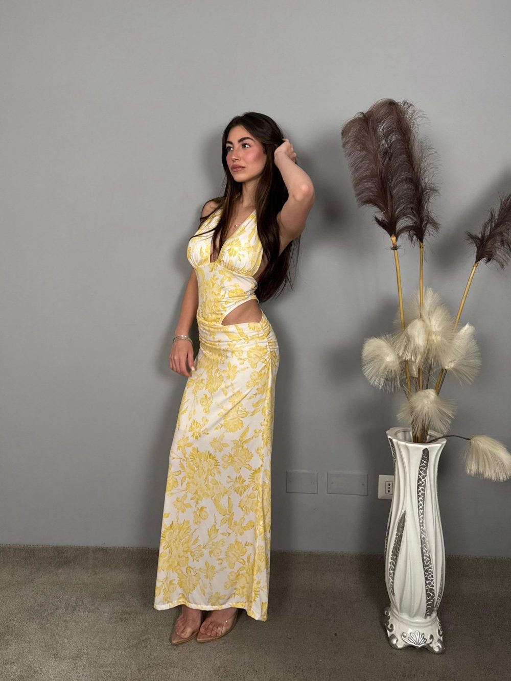 DRESS LISBONA giallo