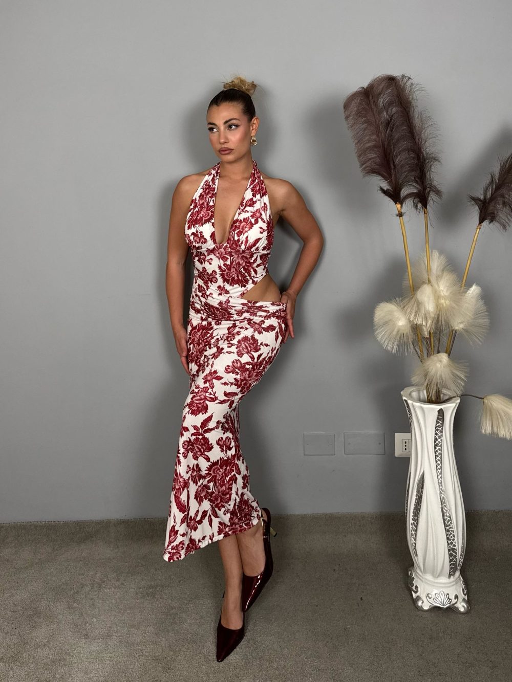 DRESS LISBONA rosso