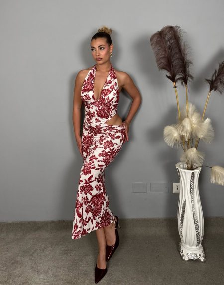 DRESS LISBONA rosso