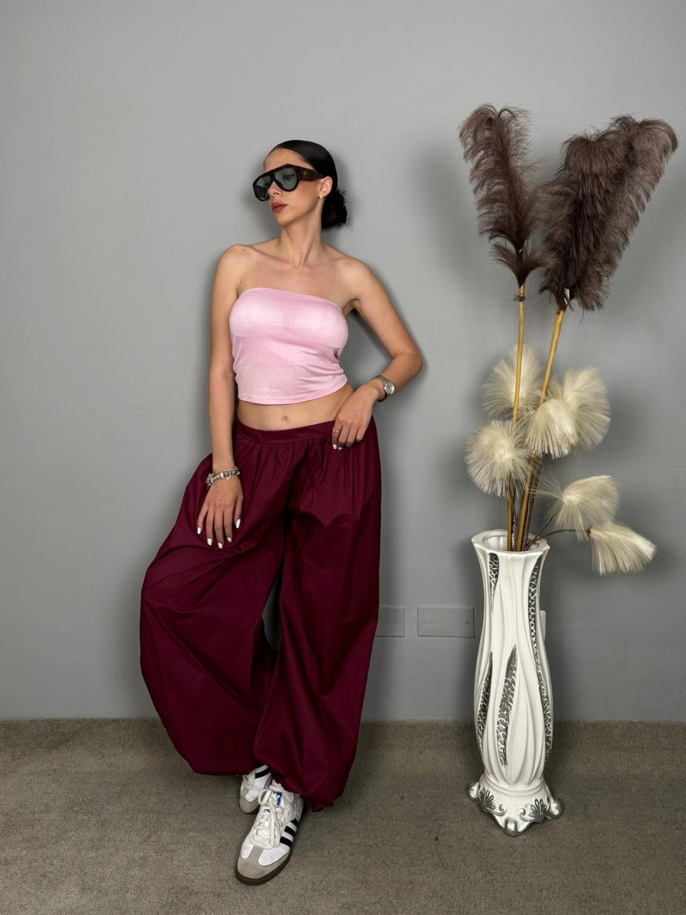 PANTS ALADIN bordeaux
