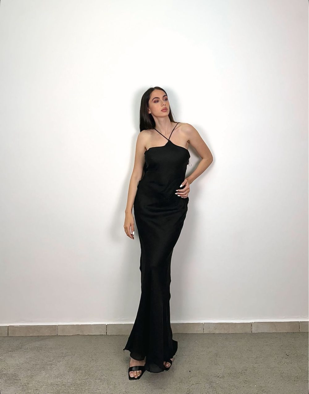SILK NOIR SLIP