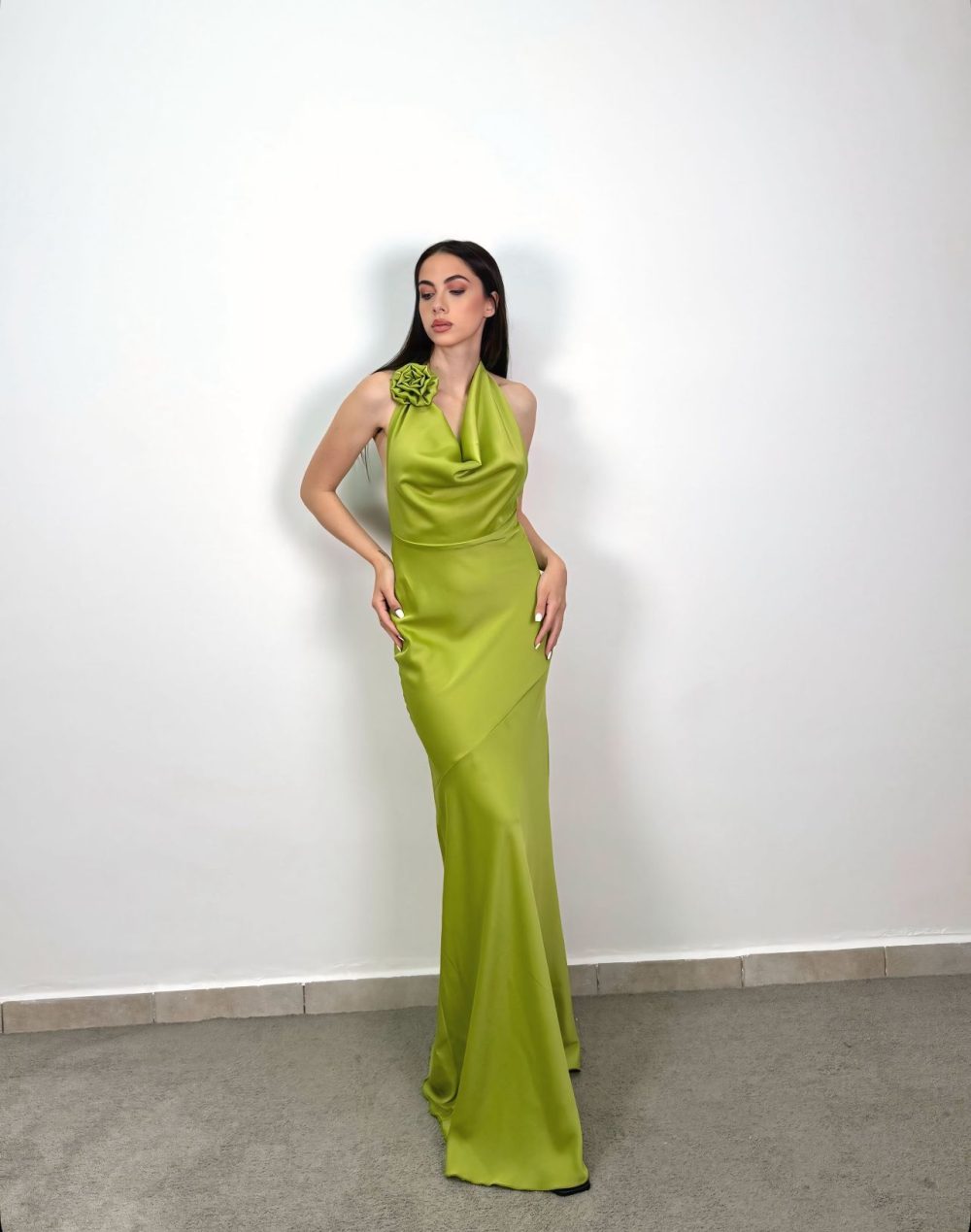 LIME MUSE GOWN