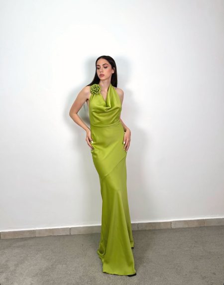 LIME MUSE GOWN