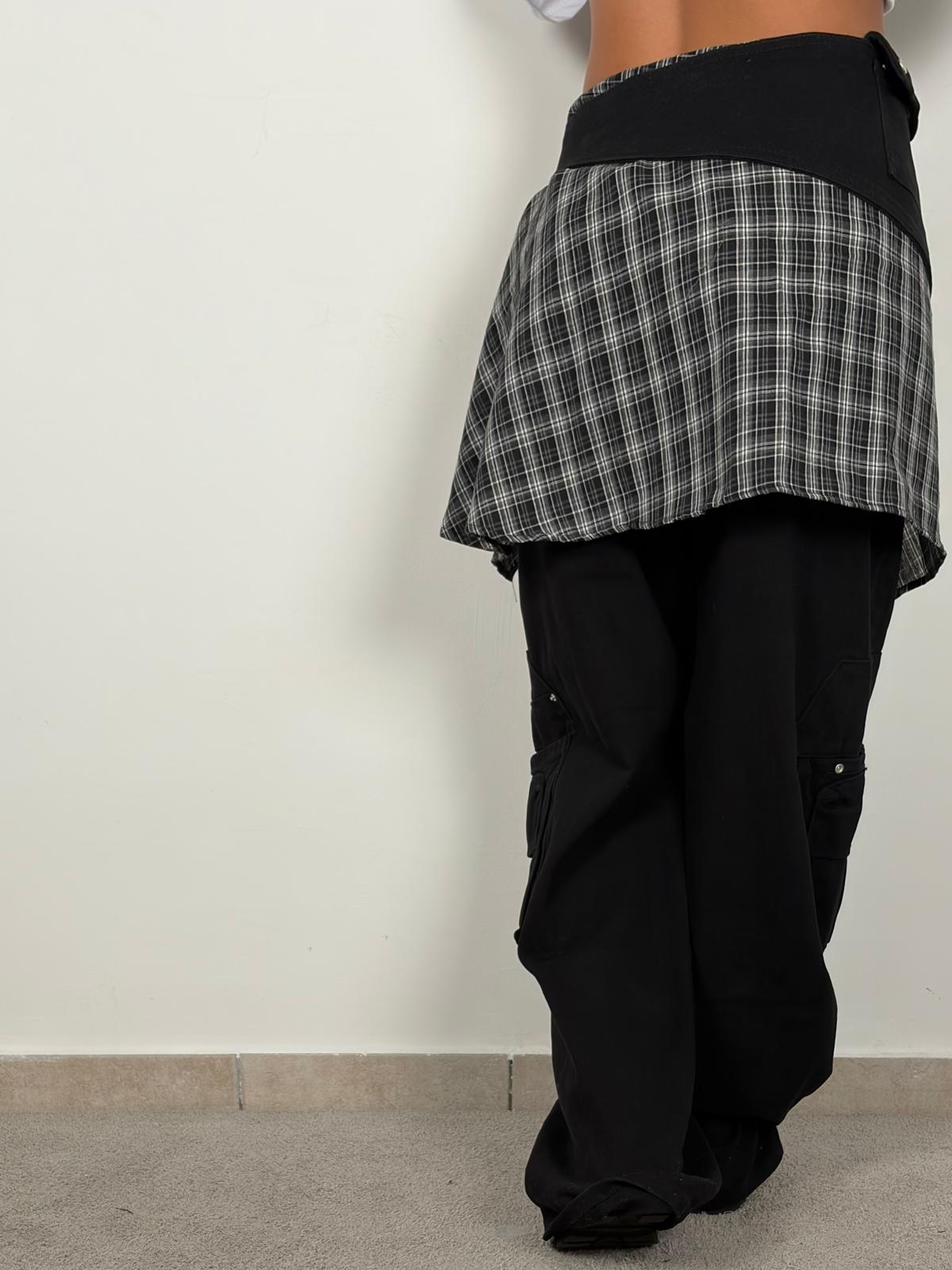 PANTALONE CARGO CHECK - immagine 2