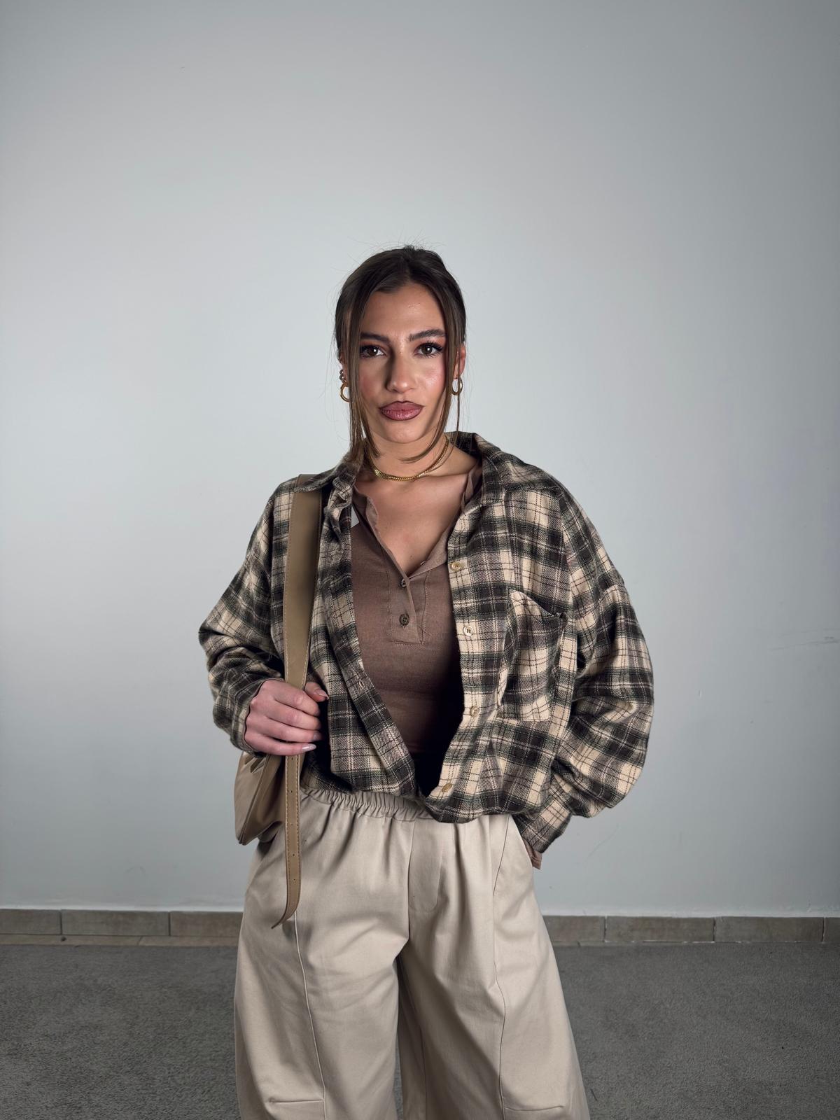 CAMICIA CHECK OVERSIZE ESSENTIAL