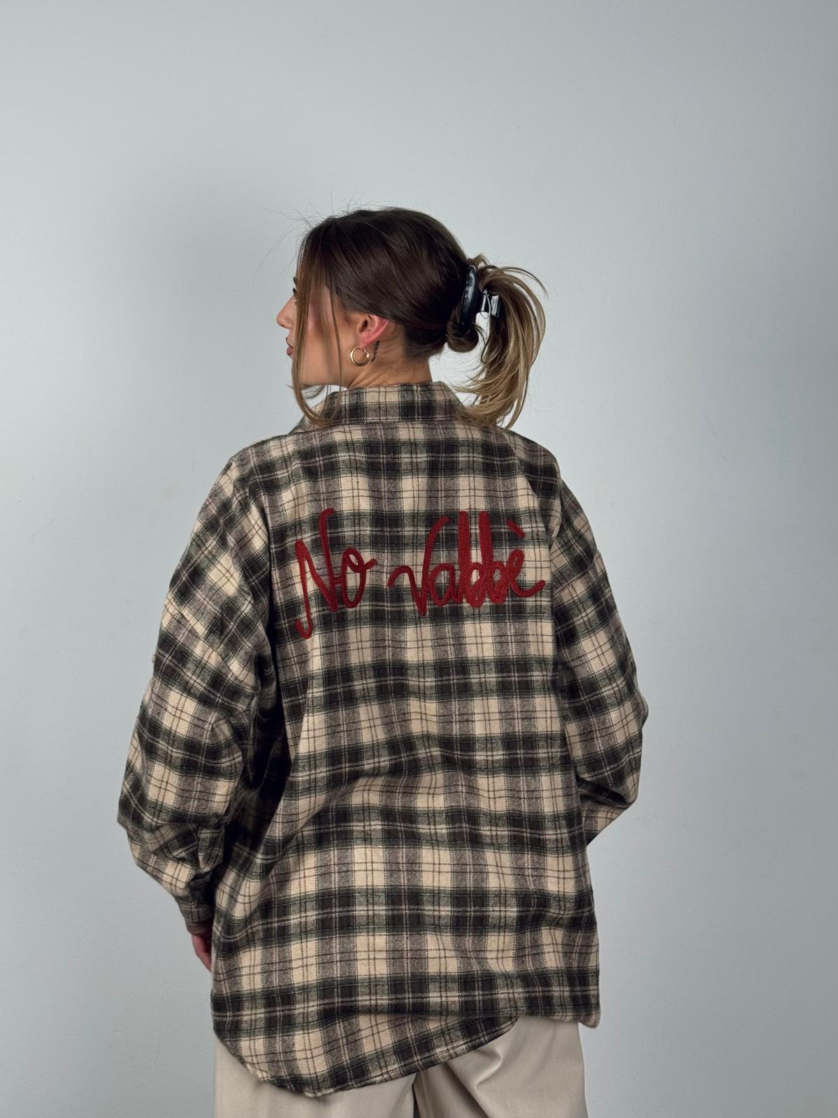 CAMICIA CHECK OVERSIZE ESSENTIAL - immagine 4